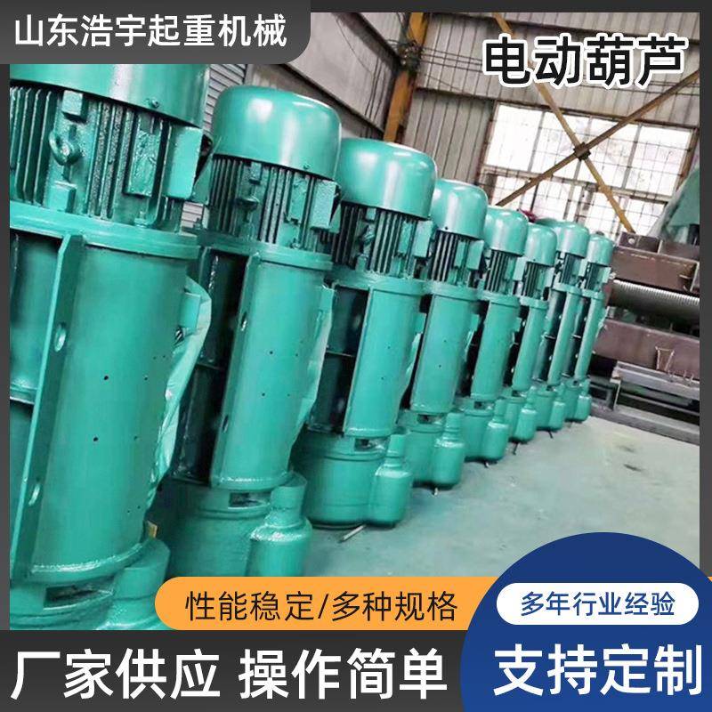 电动葫芦自重量轻占用空间小仓库码头用钢丝绳电动葫芦起重机配件