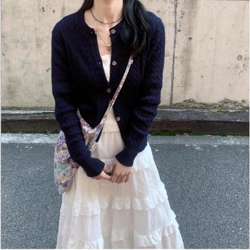 小香风软糯毛衣短款女氛围感长袖券后49.9元包邮