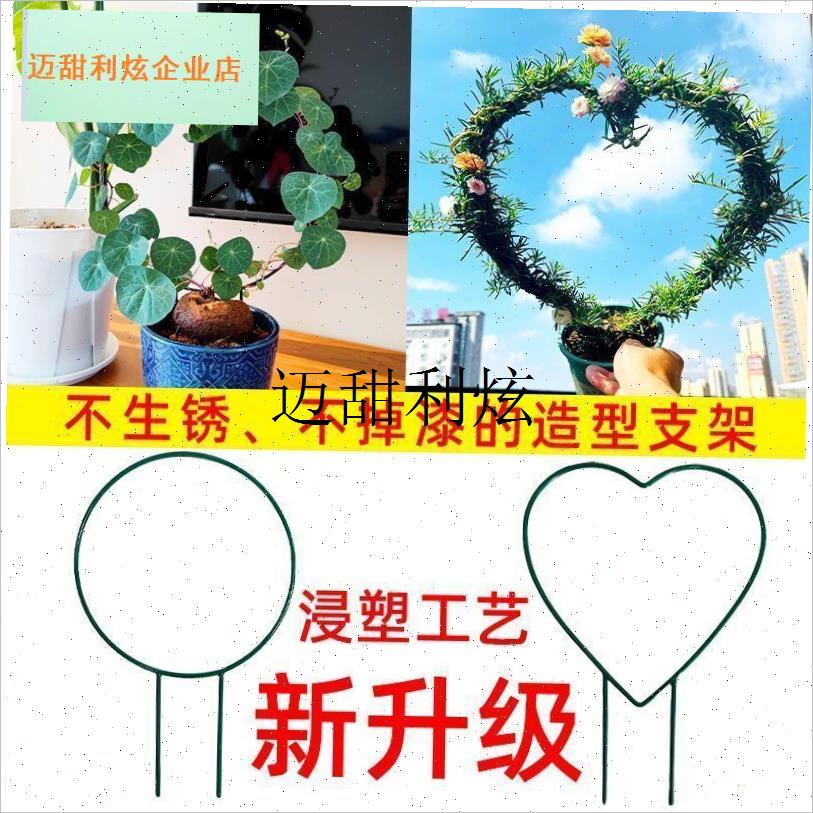 室内爱心形铁艺花架山乌龟绿萝爬D藤架子绿植攀爬园艺圆形造型支,