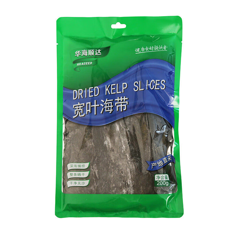 华海顺达 海带干货 干海带丝  宽叶海带片煲汤凉拌