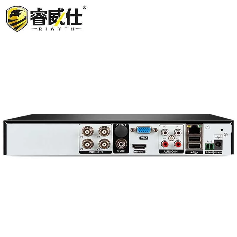 睿威仕AHD高清4路同轴硬盘录像手机机远程刻录机8位监控家用新品