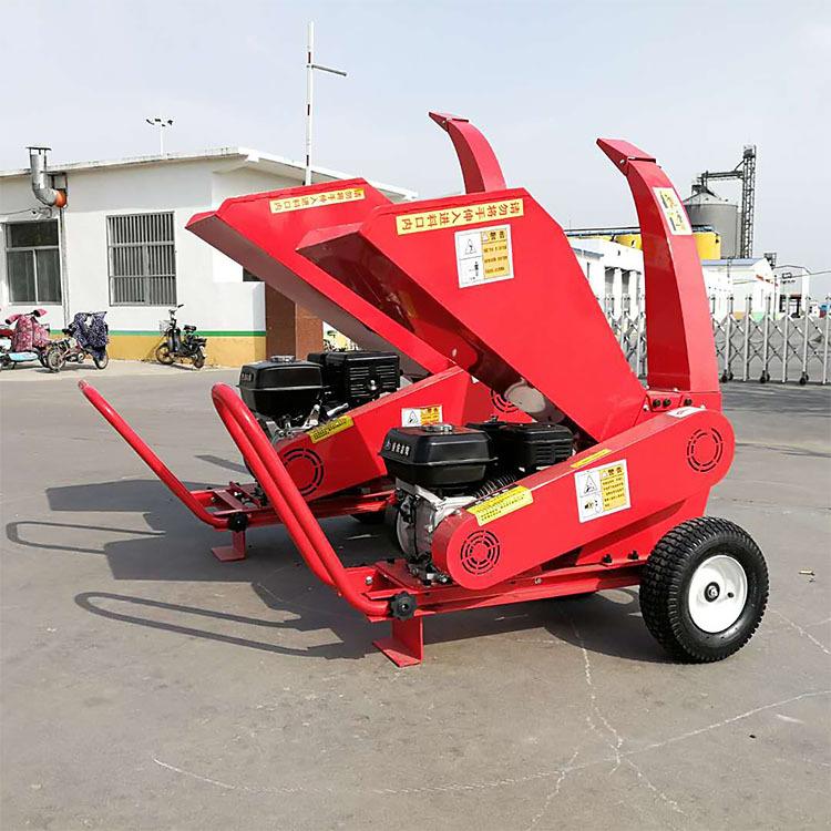 辽宁树枝树干粉碎机电动园林果树粉碎机器汽油树木枝干粉碎机
