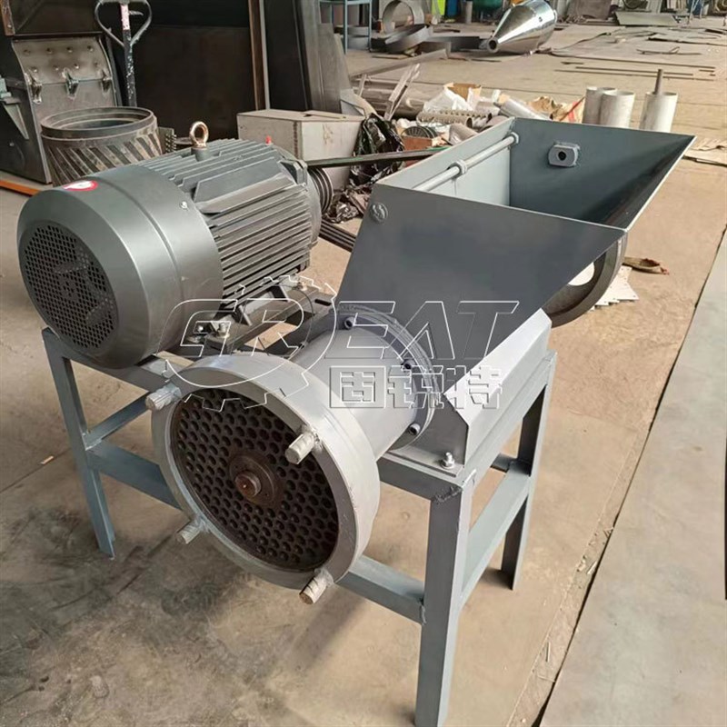 冷冻鱿鱼破碎机 养狗破骨绞肉机 冷冻薯条块粉碎机