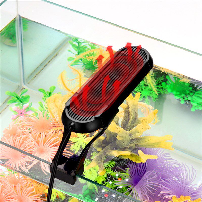 鱼缸水族夹灯 小型LED鱼缸灯迷你水草照明灯高亮度水族灯带定时器