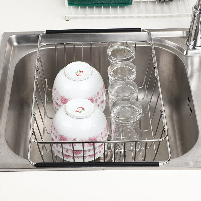 厂家 厨房单层置物架多用途沥水架碗碟架 不锈钢水果沥水架