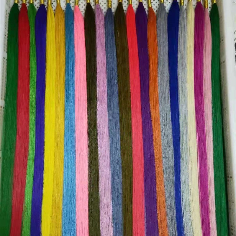 挂耳染接发 水晶线挂耳染 贴片挂耳染 卡子发挂耳染 8d挂耳染现货