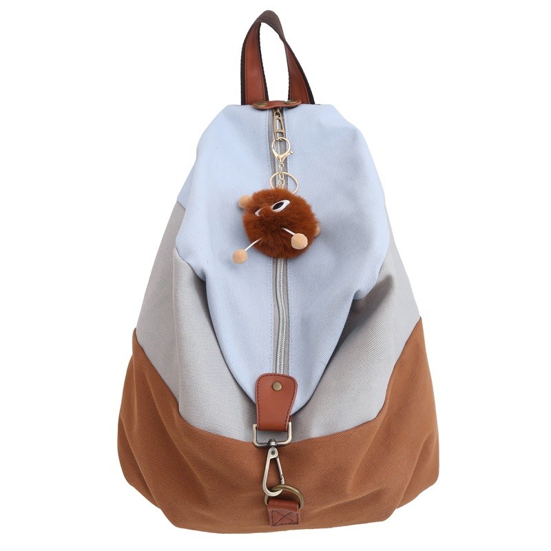 小众设计轻复古慵懒风背包大容量轻便百搭双肩包美式大学生书包男