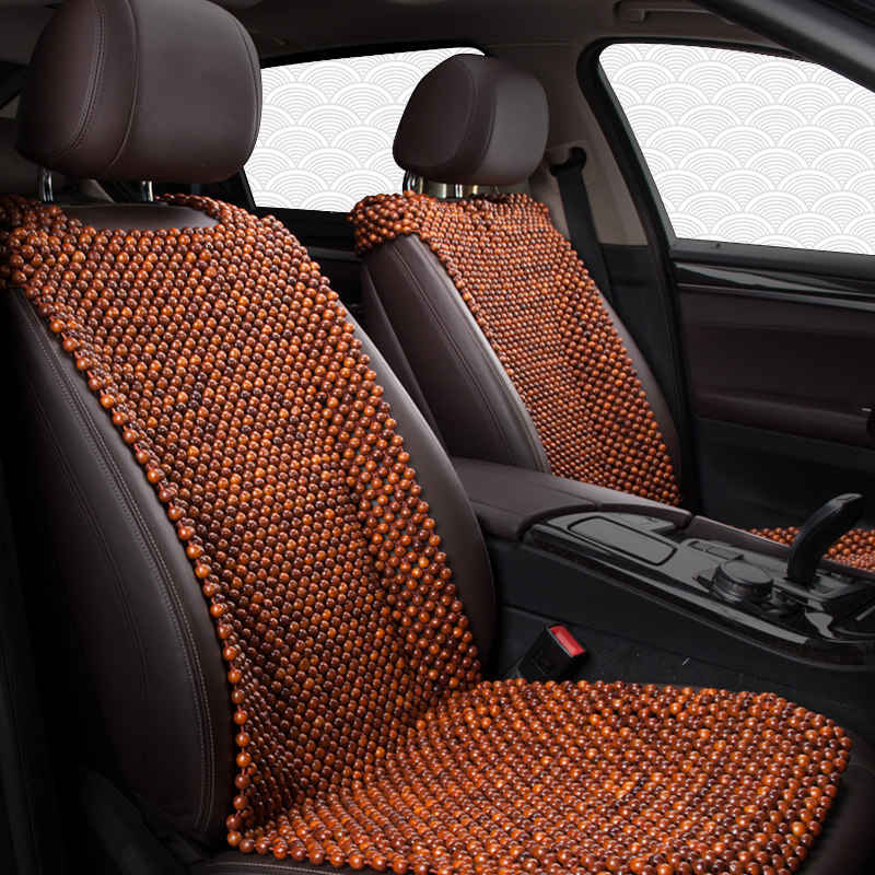 木珠汽车坐垫单片夏季透气凉垫珠B子座垫三件套夏天单个通用车垫
