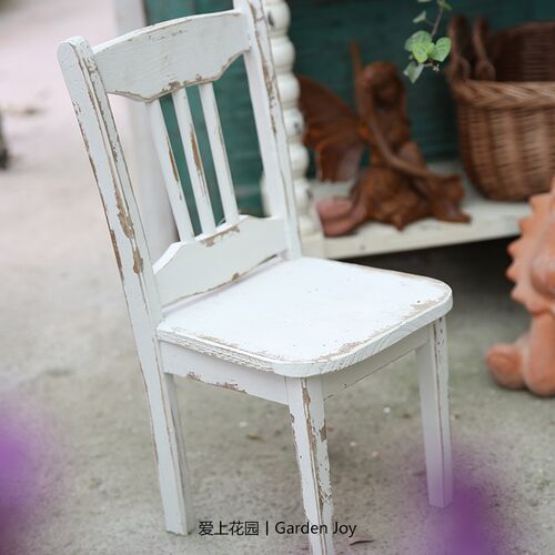 爱上花园丨园艺杂货 花园庭v院露台家居 摆件实木板凳花凳置物椅