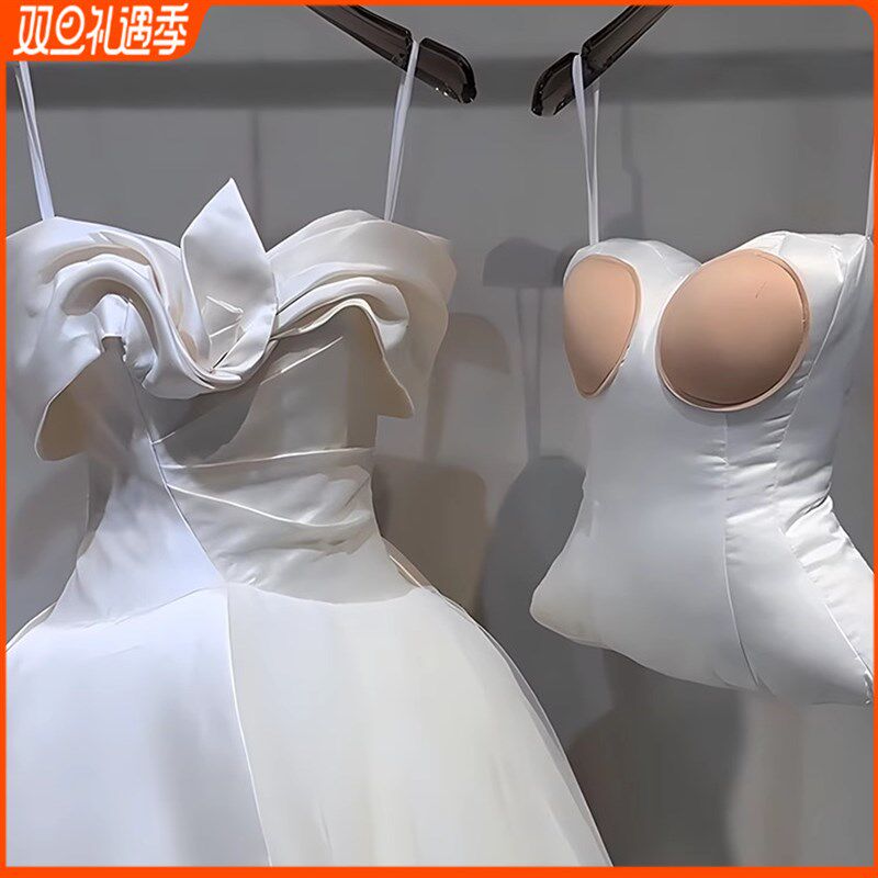 婚纱礼服店专用半身软体模特展示陈列架子软撑填充服Y装假模特道