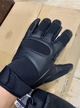 牛皮攀爬滑降索降手套真皮战术绳降攀岩速降绳索下降救援下滑手套