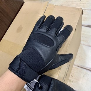 牛皮攀爬滑降索降手套真皮战术绳降攀岩速降绳索下降救援下滑手套