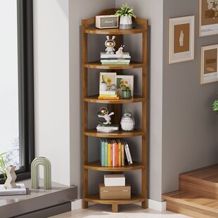 桌面书架转角置物架书桌三角拐角柜子桌上角柜卧S室床头墙角收纳