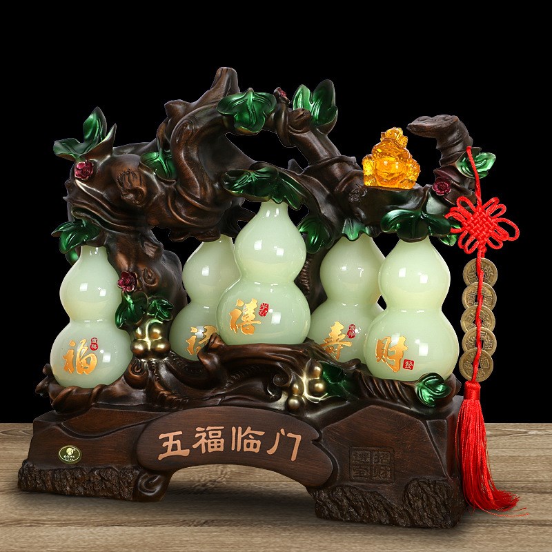 五福临门貔貅摆件葫芦客厅家居装饰风水摆设开业乔迁礼品工厂