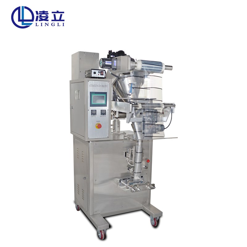 小型全自动三边封包装机计量袋泡茶调料粉包咖啡包面粉果冻分装机