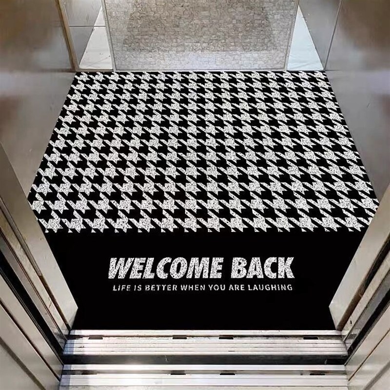 电梯地垫丝圈地毯迎宾进门地垫门口玄关防滑垫子可裁剪电梯轿厢垫