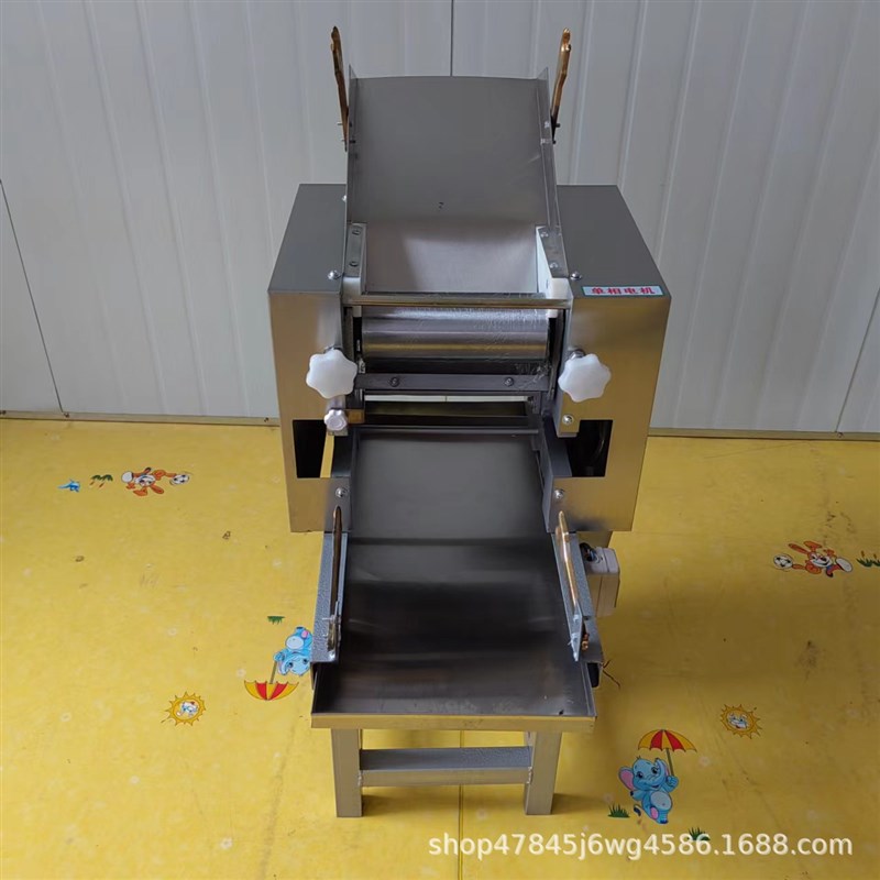 小型创业用不锈钢l面条机 多功能电动压面机 食堂用压面皮机