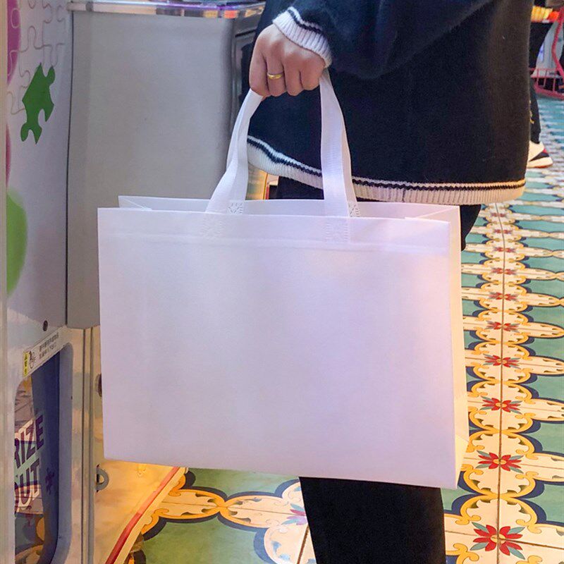 无纺布手提袋环保加厚服装店v袋子包装袋印字礼品袋购物袋定制log