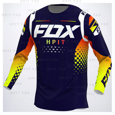 极速Mens Downhill Jersey Hpit Fox Mountain Bike MtbX Shirts