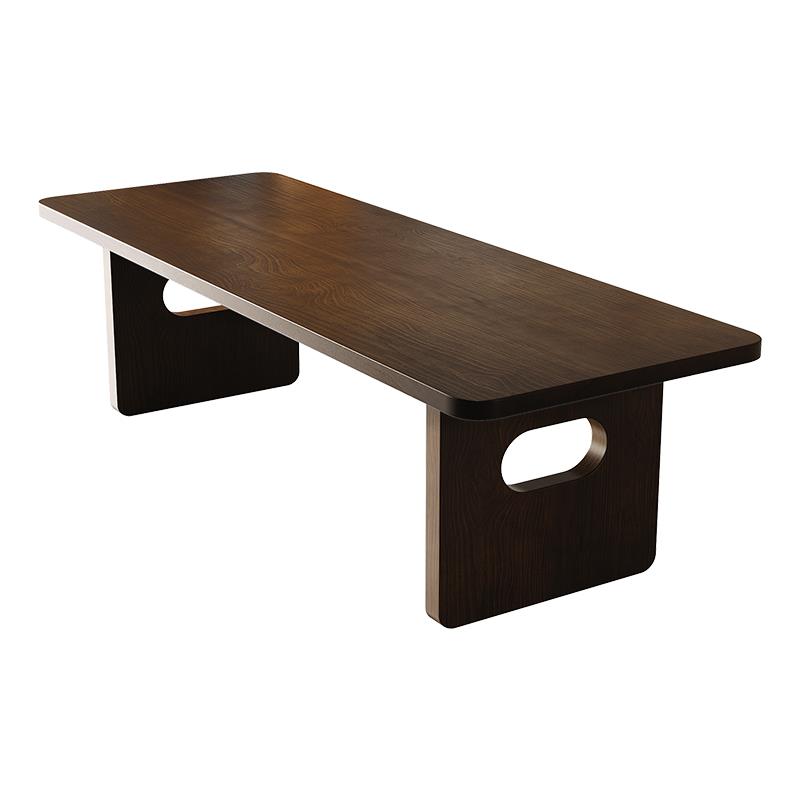 极速实木大板阳台k茶桌家用小茶台桌椅组合一桌五椅实木茶几客厅