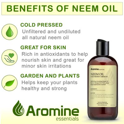 新品Neem Oil for Skincare  Hair carFe and Garden Plants (8oz