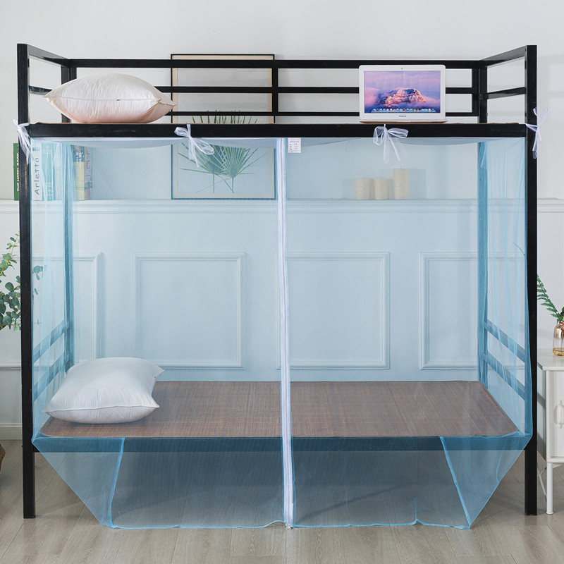 极速高中学生住校蚊帐宿舍s上下铺1米2单人床0.9m纹帐简易老式加