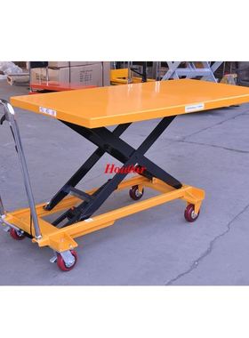 极速PTD500大台面液p压平台1.6x0.8米手动平台车脚踏式剪刀升降小