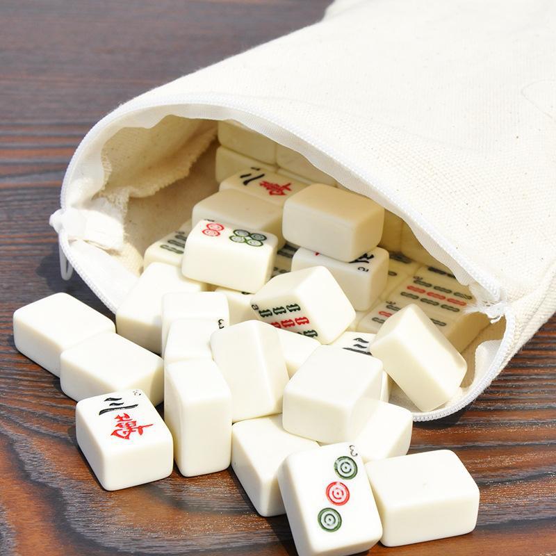 极速迷你小麻将袖珍家用24mxm旅行宿舍娱乐手搓实心携中号麻雀牌