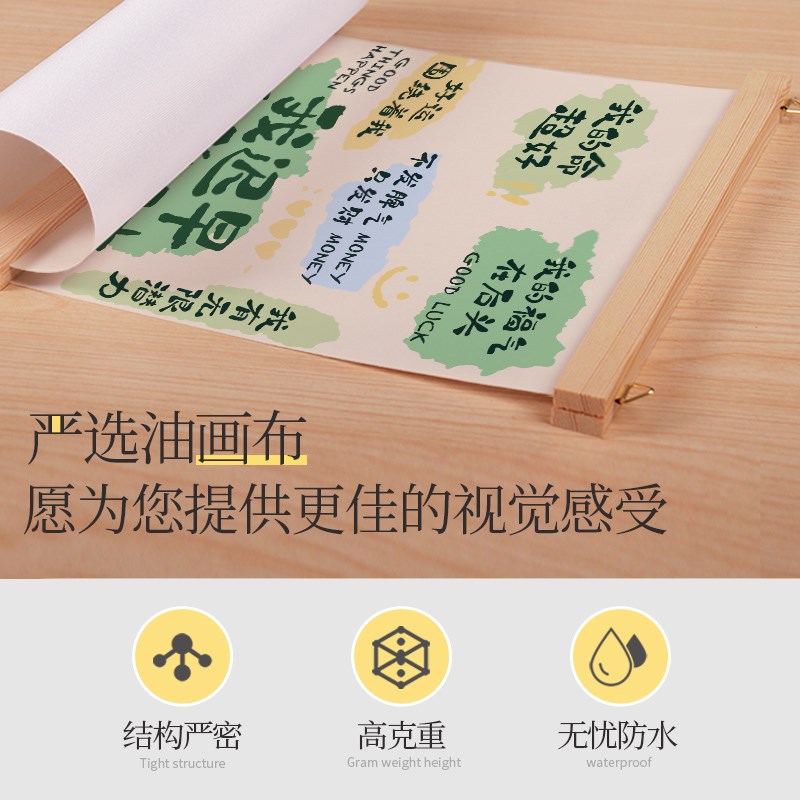极速卡通我迟早会发m财玄关走廊装饰画开心有钱卧室书房墙画福客图片