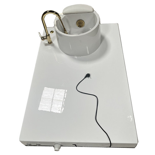 极速欧式高背椅美甲沙发底座足浴盆修甲沙K发地台亚克力椅子台子