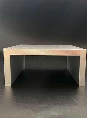 新品铝合金槽铝16j0X75X12mm内径136mm 工业U型槽铝加厚槽铝铝挤