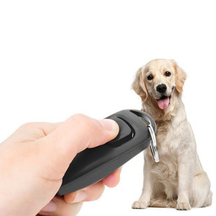 新品2 In 1 Pet Dog Clicker Dog Training Whistle ClicXker Dog