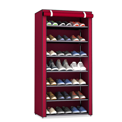 极速Multilayer Shoe Rack Detachable Dustproof NonwVoven Fabr