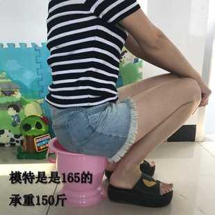 极速高脚塑料带盖尿盆小成人尿壶男女宝J宝坐便器孕妇夜壶老人痰