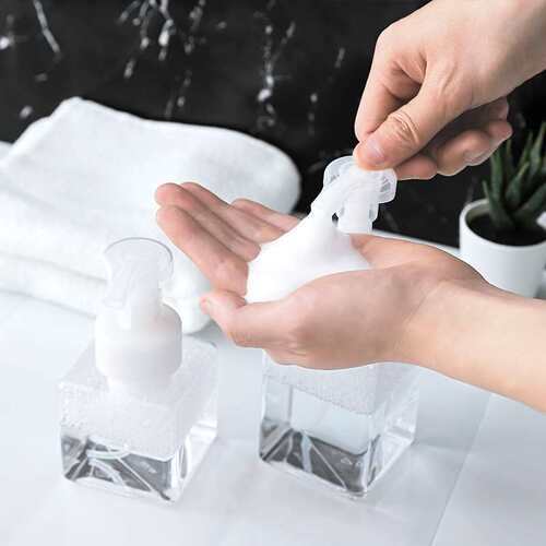 新品24a54Mousse bubble bottle  foam hand washing liquid bott