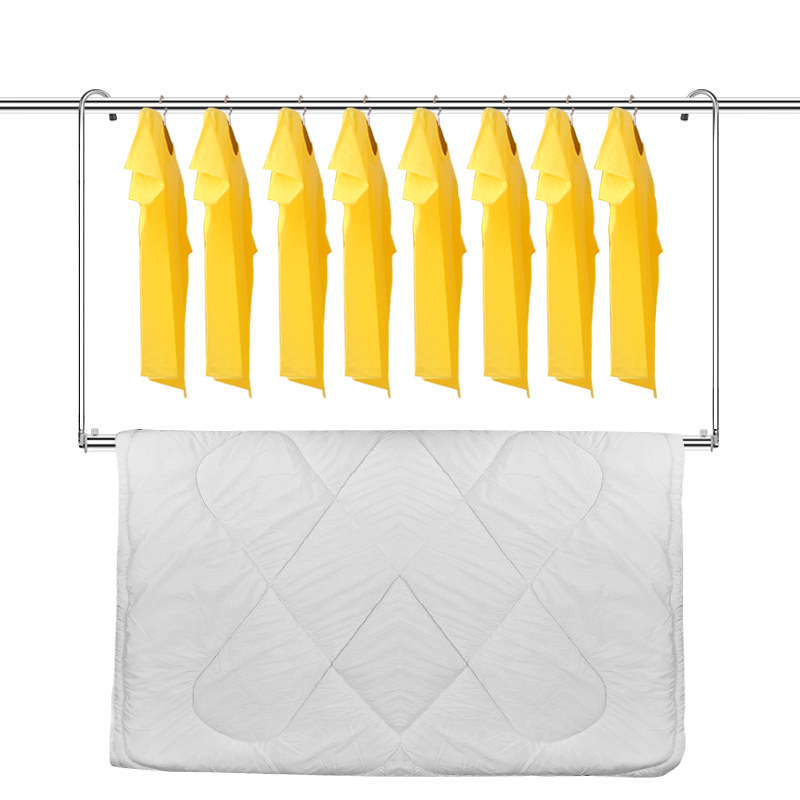 极速晾衣a杆晒被子神器伸缩晾衣架阳台免打孔单杆防盗网固定挂衣,收纳整理,金属衣架,淘宝优惠券,粉丝福利购,淘宝优惠卷