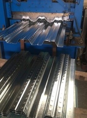 极速新品构760型开口式楼承板镀锌卷板F1025型M压型钢承板C型钢连