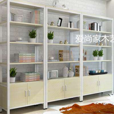 新品展示柜超市仓储货架展示架组装C货柜实木陈列架样品柜置物架