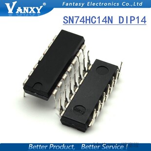 新品10PCS SN74HC14N DIP-14 SN74HC14 DIP 74HC1P4N DIP14 74HC1