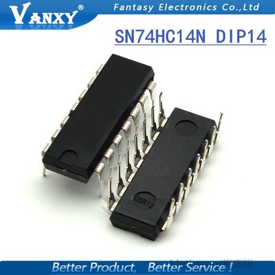 新品10PCS SN74HC14N DIP-14 SN74HC14 DIP 74HC1P4N DIP14 74HC1