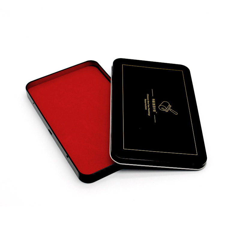 极速厂家直供铁盒大号印台空白印台可反X复添加印油