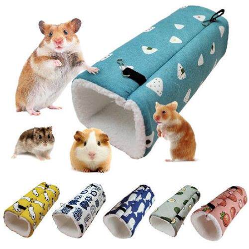 极速Hamster Cage Ferret Tunnel HaDmmock For Rat Warm Hamster