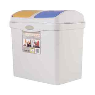 极速干湿分类垃圾桶家用厨房分离拉筒20L垃圾箱R客厅分类桶卫生间