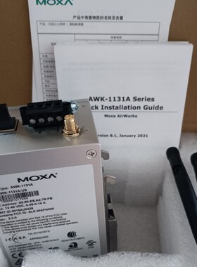 极速议价摩莎MOXA型号AWK-3131A-US V2.2P.0工业无线网桥无线电台