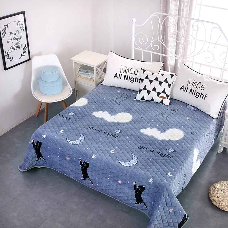 极速毛毯防滑加厚冬季珊瑚绒毯子保暖床单单件铺床V宿舍学生法兰