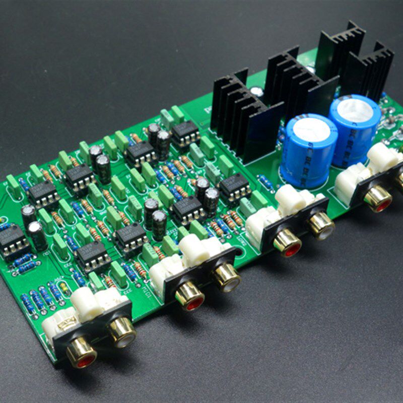 极速立体声双声道转6声道转E换板瑞利分频器 3分频器