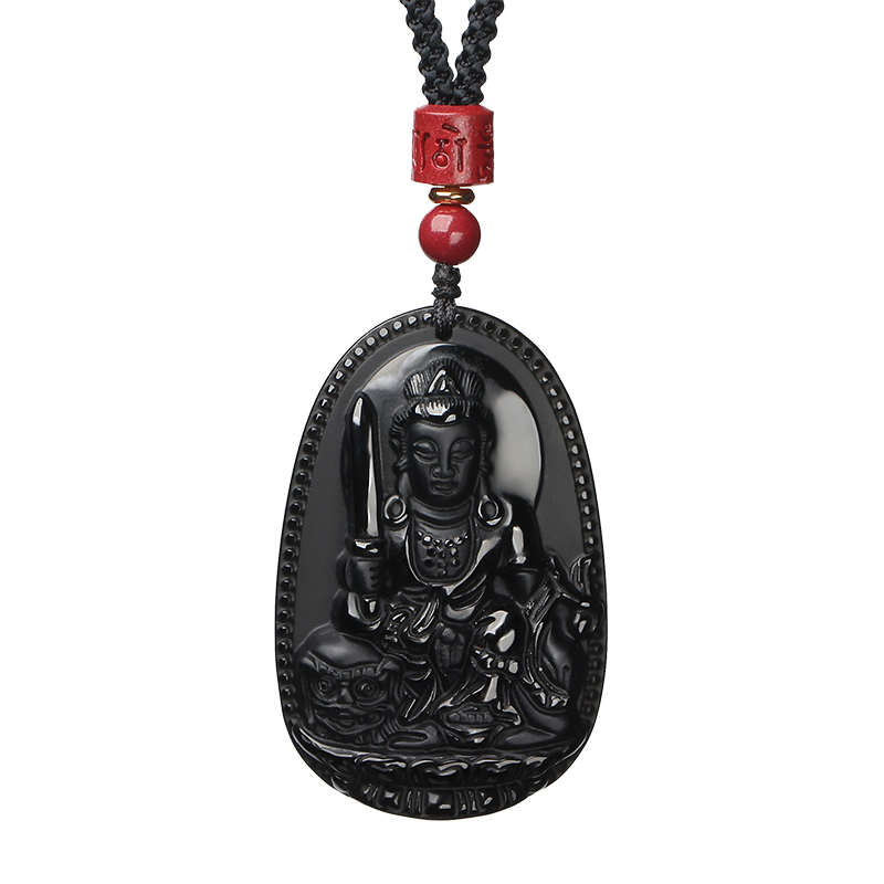 极速黑曜石本命佛吊n坠男女生肖守护神属鼠牛虎兔龙蛇马羊猴鸡狗