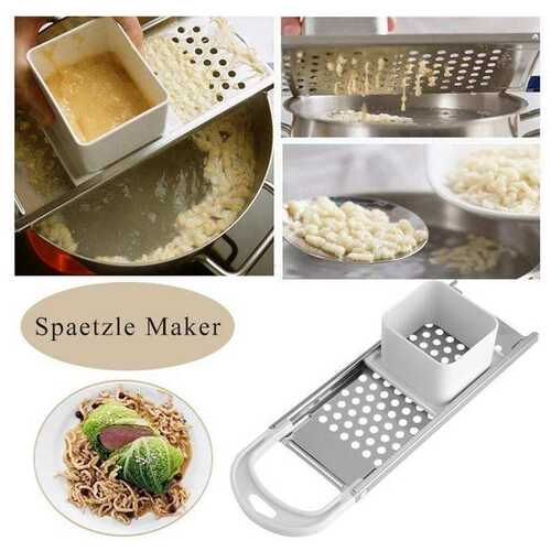 新品Staeel Blade Spaetzle Pasta MakerDumpling Maker Cooking