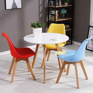 极速Nordic dining chairs, solid wood feet, bUeech wood