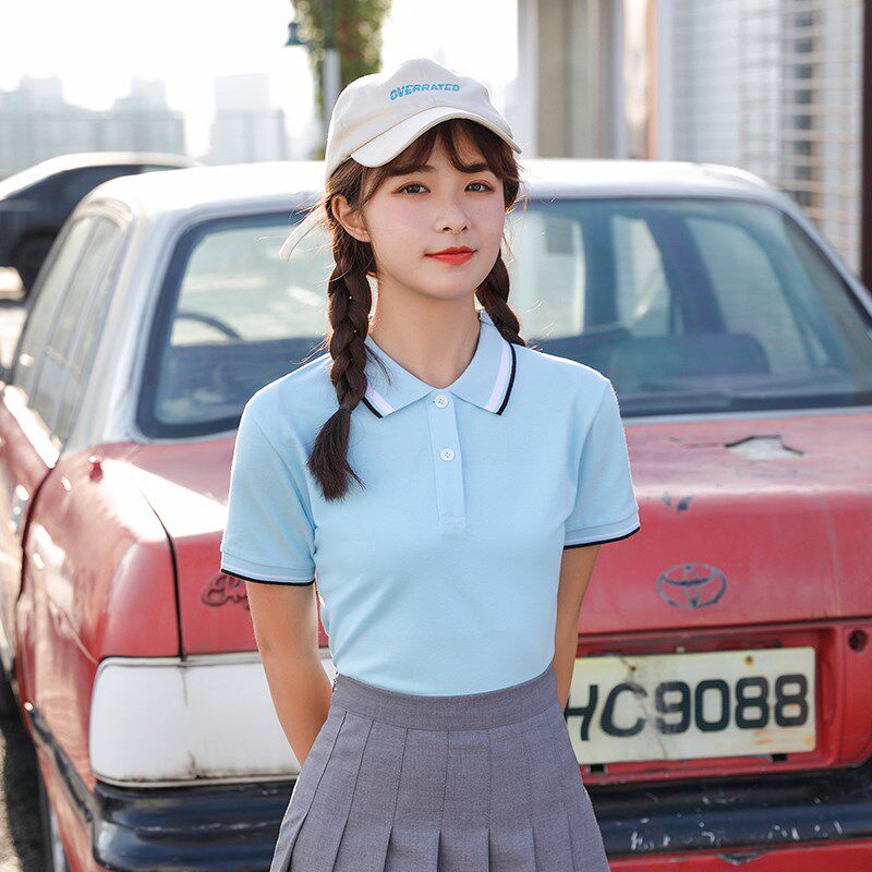 新品幼儿园老师园服幼师工作服z女教师服装学院风纯棉短袖T恤早教